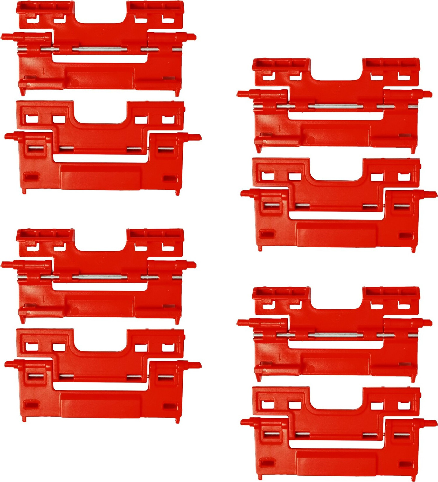 8 stuks verbindingsstukken voor Qbrick PRO/ONE serie gereedschapskisten