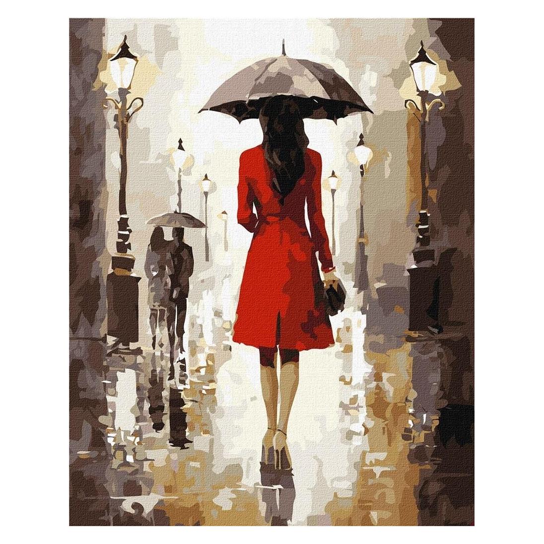 Ideyka Malen nach Zahlen - Regentag 40x50cm (58223119)