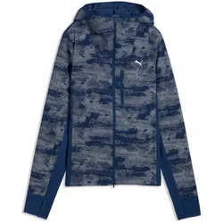 PUMA Run Brightstride Allover Print Primaloft Laufjacke Damen 73 - persian blue XL