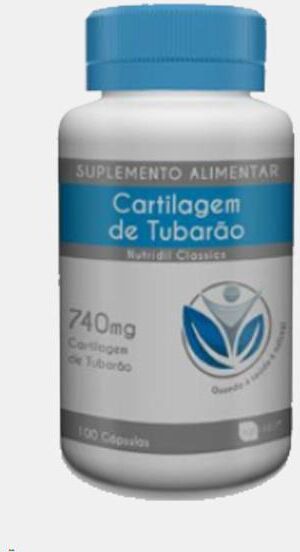 NUTRIDIL® CARTILAGEM DE TUBARAO 740mg 100 CAPSULAS