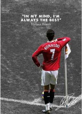 Inspire Essentials Modern Soccer Player Canvas Wall Art Football Poster Print 6 15.75 23.62 Inches
