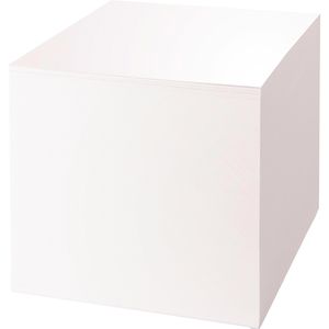 Folia Zettelklotz 8912 , geleimt, 700 Blatt, weiß, 9 x 9 cm