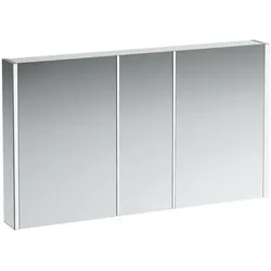 Laufen Spiegelschrank „Frame 25“ in Aluminium (glanzeloxiert)