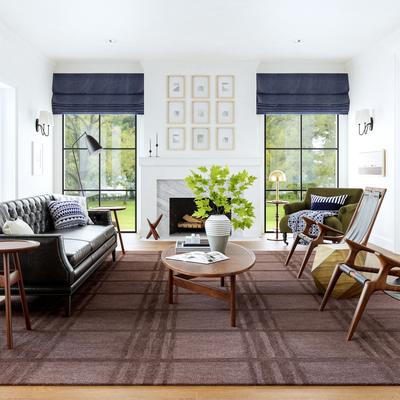 Nuloom Mallory Plaid Wool Area Rug