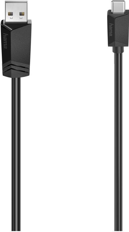 Cavo USB C Hama 00200632 2.0 Black