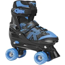 Roces, Jungen, Rollschuhe, - Quaddy 3.0 - Roller Skating - Kinder - Schwarz - Blau - 26-29 (550094-00001) (26, 29), Blau, Schwarz