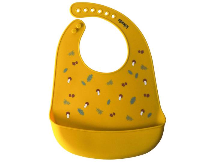 Silikon Lätzchen Hase Mustard