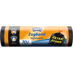 Swirl Zugband-Abfallsack 70L, 8 Beutel