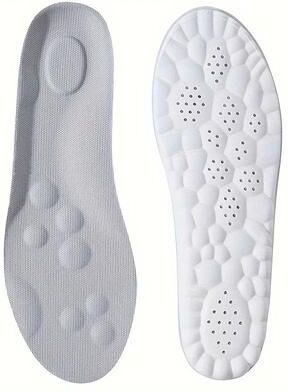 Uplift Essentials High Elasticity Latex Orthotic Sport Insoles grey 4 4.5