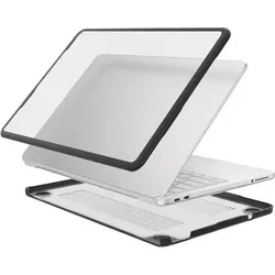 4smarts Shell Case (13", Apple), Notebooktasche, Schwarz, Transparent