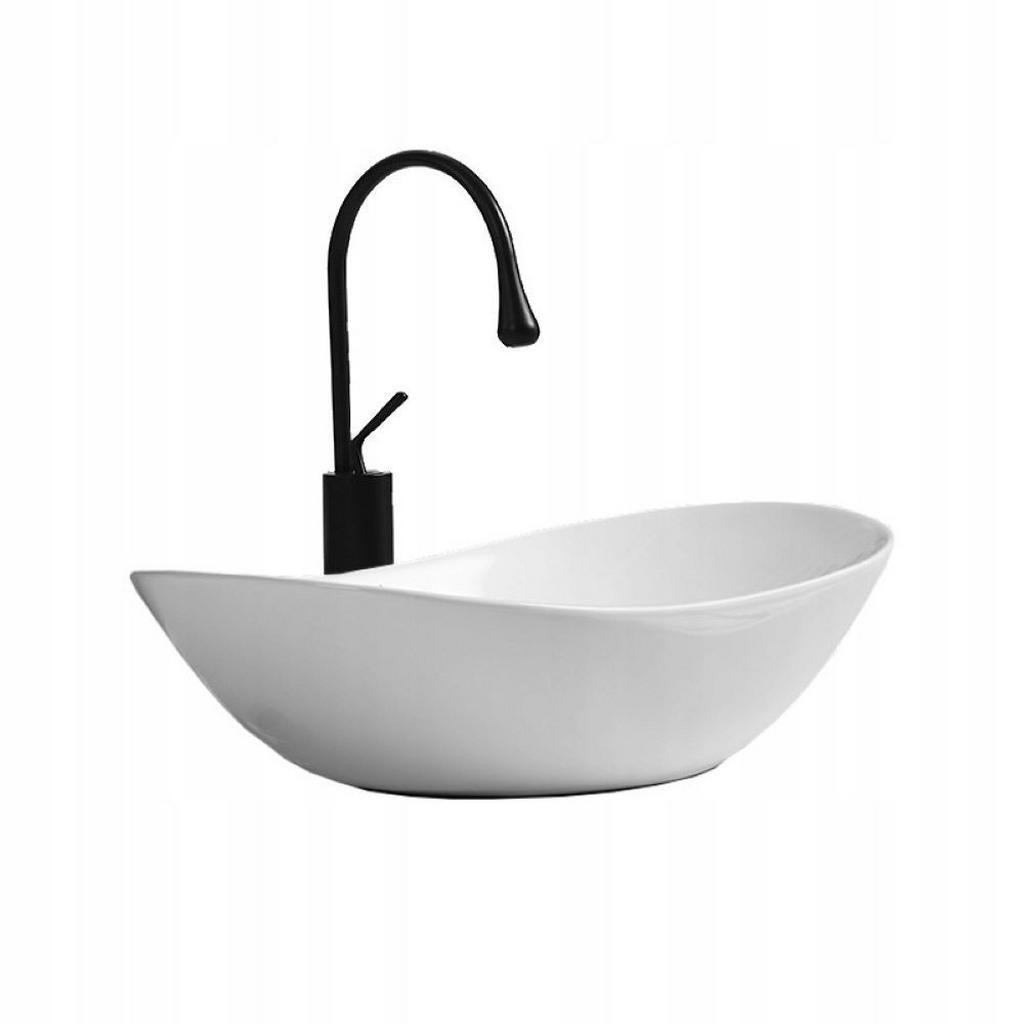 Rebiko Waschbecken,, Weiß, Holzwerkstoff, 60.5x15x36 cm, Badezimmer, Waschbecken & Armaturen, Waschbecken