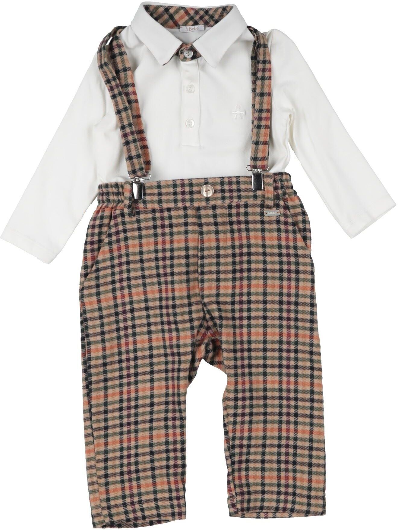 Le Bebé Conjunto para bebé Niño Marfil 12 Niño