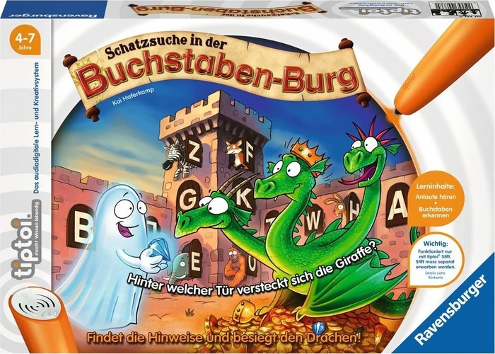Ravensburger tiptoi Schatzsuche in der Buchstabenburg