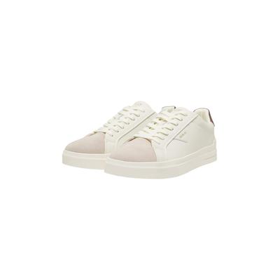 Sneaker REPLAY "Replay EVAN", Herren, Gr. 43, sanftes weiß cuoio, Leder, Schuhe Sneaker