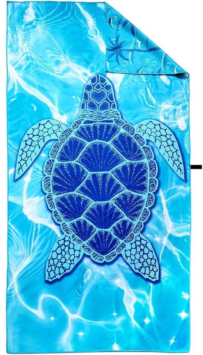 Sneldrogende microvezel strandhanddoek 180 x 90 cm