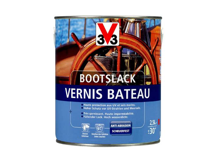 V33 Bootslack Glänzend 2.5 l
