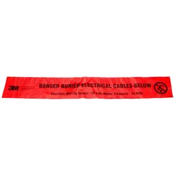 3M Electronic Marking System (EMS) Gefahrenwarnband 7902, rot, 152 mm, Strom, 152 m, 1 Packung/Verpackungseinheit