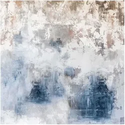 FOTOTAPETE Shabby Betonwand Putz Blau 192/192 cm
