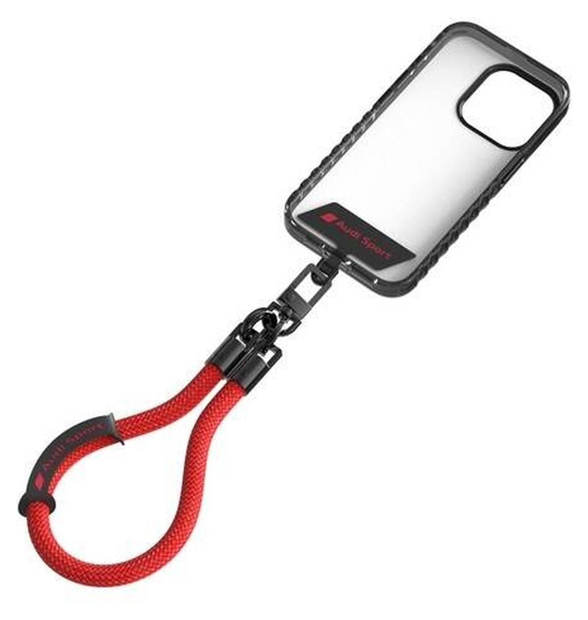 Audi Universele Telefoonkabel Rood, 28 cm, 10 mm