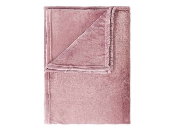 Couverture polaire 150 x 200cm Rose foncé/Rose Polyester