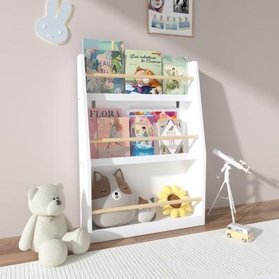 3 Tier Kids Book Shelf Rack Helps Keep Bedrooms, Playrooms or Classrooms Organized