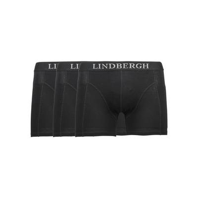 Boxershorts LINDBERGH "Unterhose", Herren, Gr. S, schwarz, Obermaterial: 95% Baumwolle, 5% Elasthan, Unterhosen
