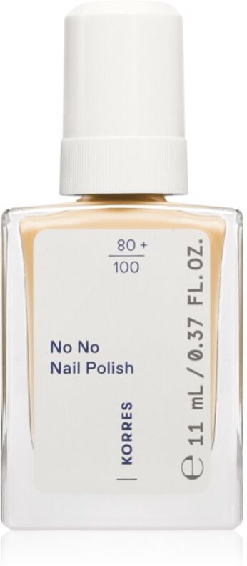 Korres No No Nail Polish nourishing nail varnish shade 32 Pastel Yellow 11 ml