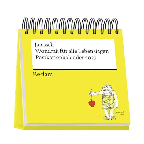 Wondrak für alle Lebenslagen Postkartenkalender 2027 met 53 afscheurbare postkaarten