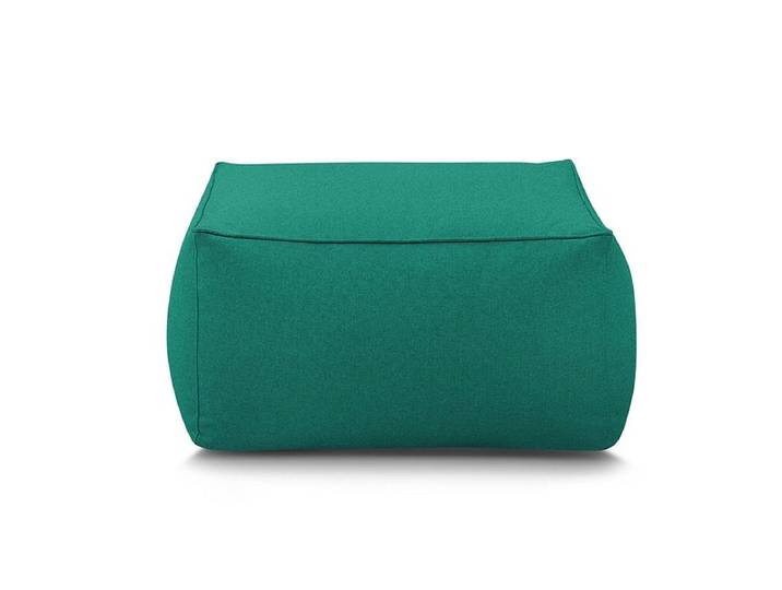 Gartenhocker BOBOCHIC RIVIERA Stoff Hellblau