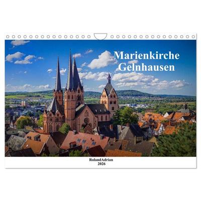 Marienkirche Gelnhausen (Wandkalender 2026 DIN A4 quer), CALVENDO Monatskalender