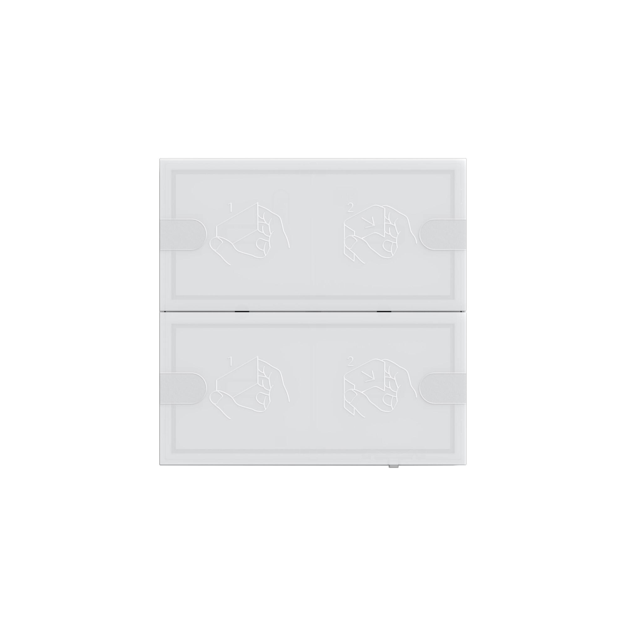 Gira KNX Tastsensor 4 Komfort 2f TS4 ws 5002003)