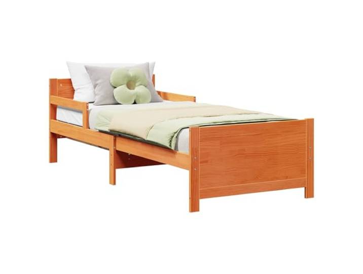 PUGYNBK Kinderbett, 80 x 200 cm, Kiefernholz Feste Lattenroste, modernes Design, Standardmatratze, einfache Reinigung