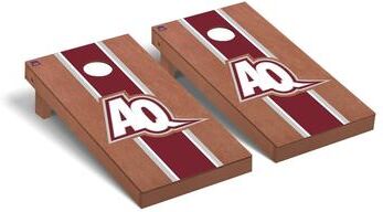 Skip's Garage Aquinas Saints Rosewood Cornhole Board Set