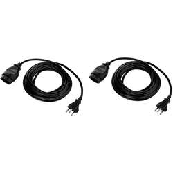 2x Furber.power, Verlängerungskabel, Verlängerungskabel T13-T12 5 m, 2 Stück (5 m, Typ 12)