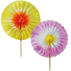 DECOR SERVICE Deko-Picker "Rosette", Ø8cm, 144 Stk.