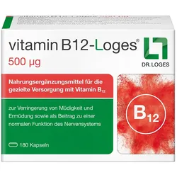 VITAMIN B12-LOGES 500 μg Kapseln 180 St