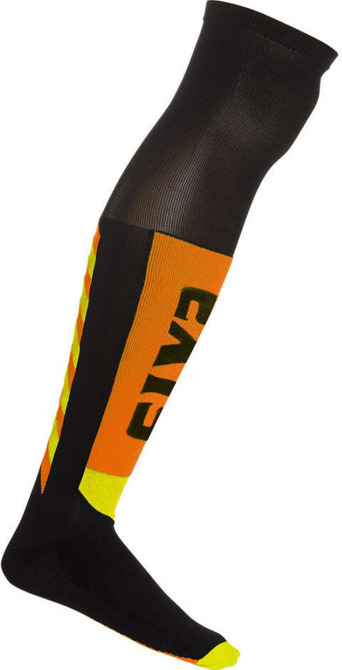 Calza Moto Lunga Sixs off-road lunga Nero Arancio taglia 35-38