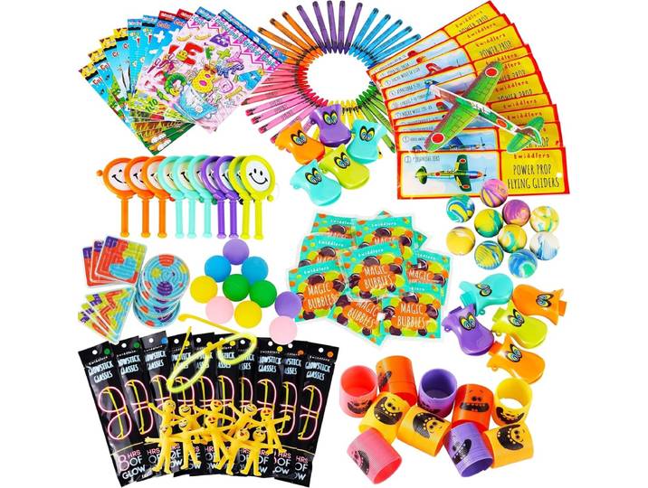 Goodie Bag Füller 120 Stück Partyspielzeuge assortiert