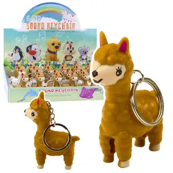 Rucksack Schlüsselanhänger Lama Alpaka LED Taschenlampe Sounds