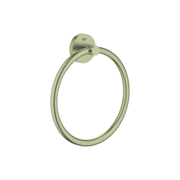 Grohe Essentials Handtuchring 40365EN1 nickel gebürstet, verdeckte Befestigung