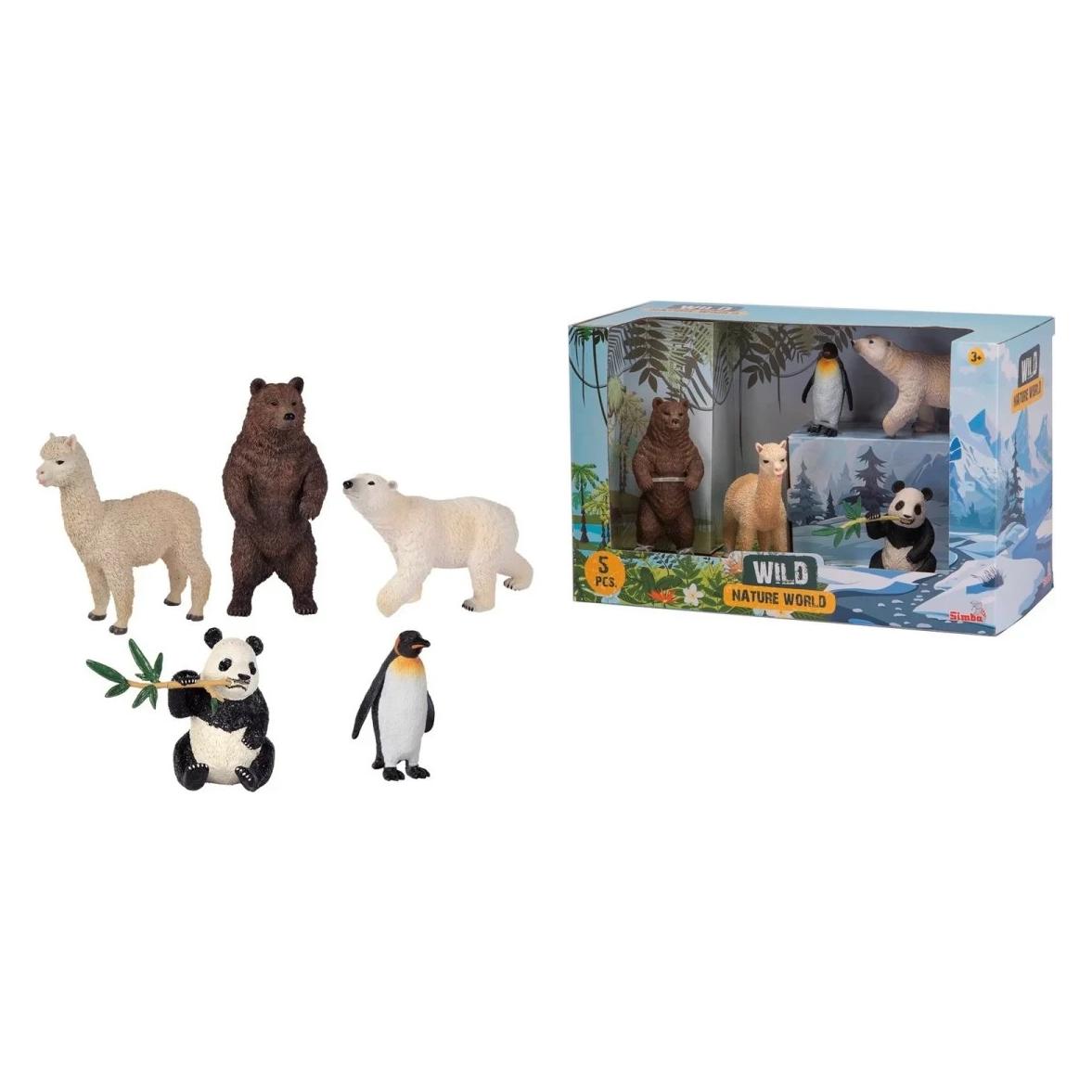 Dickie Simba - Nature World - Wild Animals Set (104343104) (104343104)