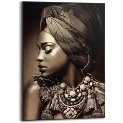 Bild AFRICAN BEAUTY (LBH 50x1,60x70 cm) - bunt - LBH 50x1,60x70 cm