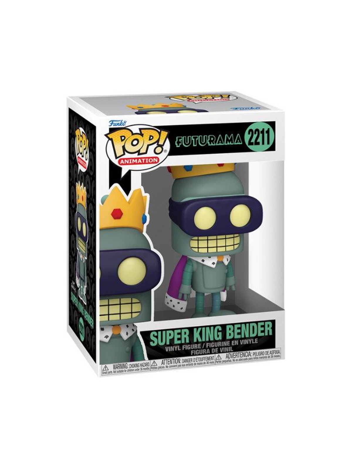 Funko! - Funko POP Vinyl Futurama S5 Super King Bender