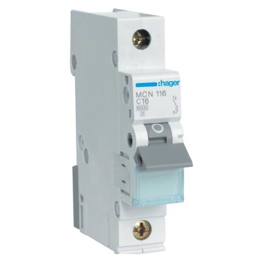 Hager MCN116E, 230 - 400 V (MCN116E)