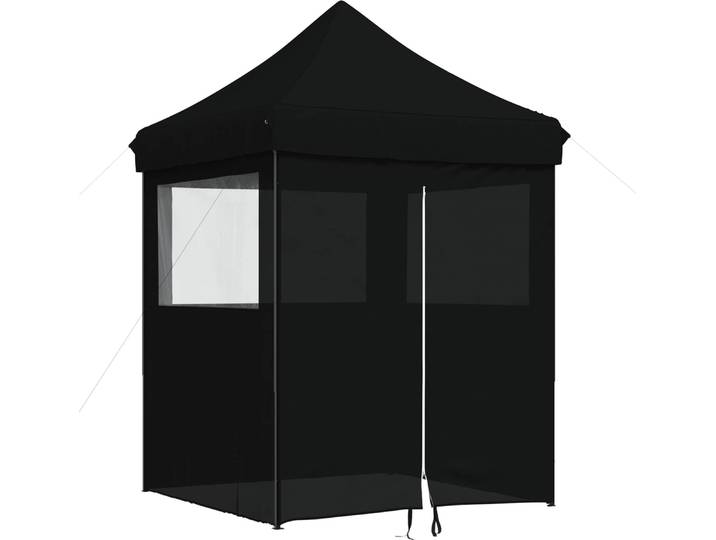 vidaXL Tente de fête\, 200 x 200 x 306 cm\, noire\, en tissu Oxford