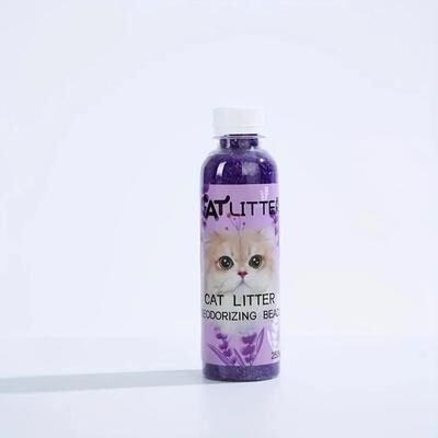 Uplifted Finds Premium Aromatic Fresh Scent Cat Litter Deodorizing Beads (250ml) lavender Incense