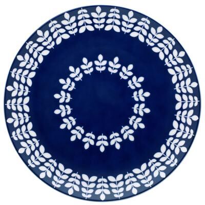 "Noritake Bluefjord Round Platter, 12-1/4"""