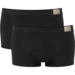 Sloggi Herren Hipster, 2er Pack - GO Hipster C2P, Boxershorts, Cotton Stretch Schwarz / L