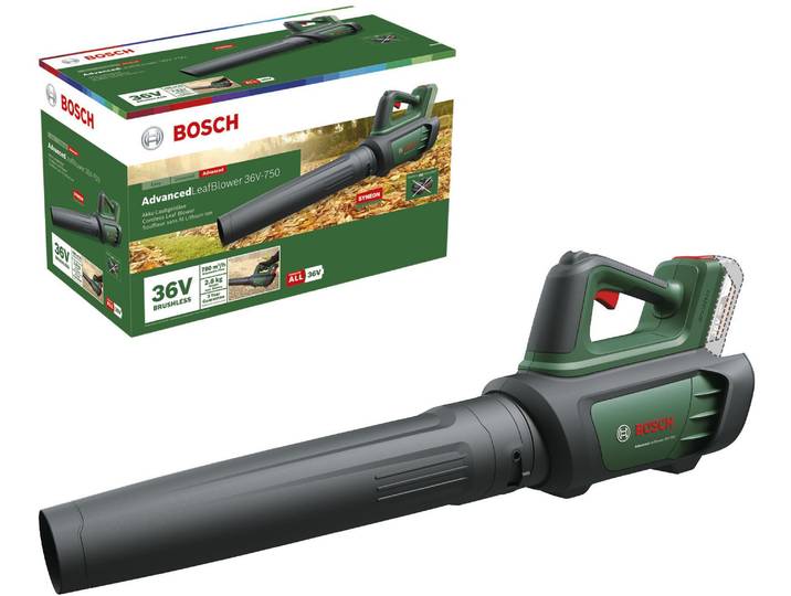 Akku-Laubbläser BOSCH HOME & GARDEN AdvancedLeafBlower 36V-750 , schwarz, B:20,1cm H:29cm L:85,1cm, Kunststoff, Laubsauger, Akku-Laubbläser, ohne Akku und Ladegerät