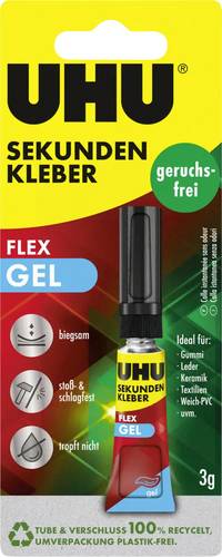 UHU FLEX GEL Sekundenkleber 45565 3g